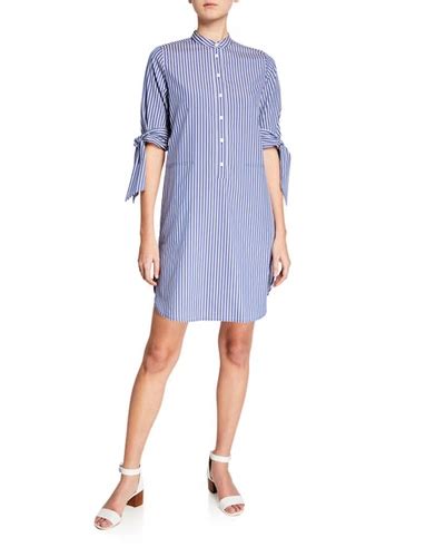 michael kors railroad striped dress